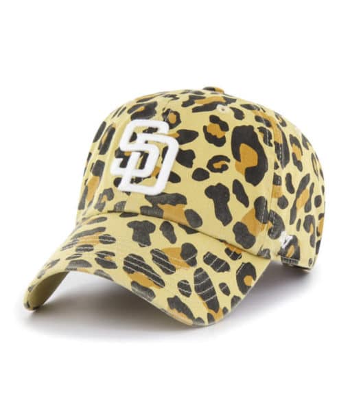 San Diego Padres Women's 47 Brand Light Gold Bagheera Clean Up Adjustable Hat