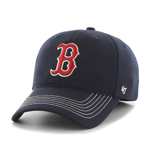 Boston Red Sox Game Time Closer Navy 47 Brand Stretch Fit Hat