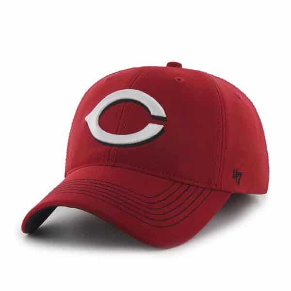 Cincinnati Reds Game Time Closer Red 47 Brand Stretch Fit Hat - Detroit ...