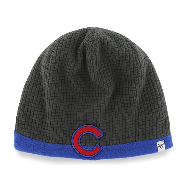 Chicago Cubs 47 Brand YOUTH Grid Fleece Beanie Hat