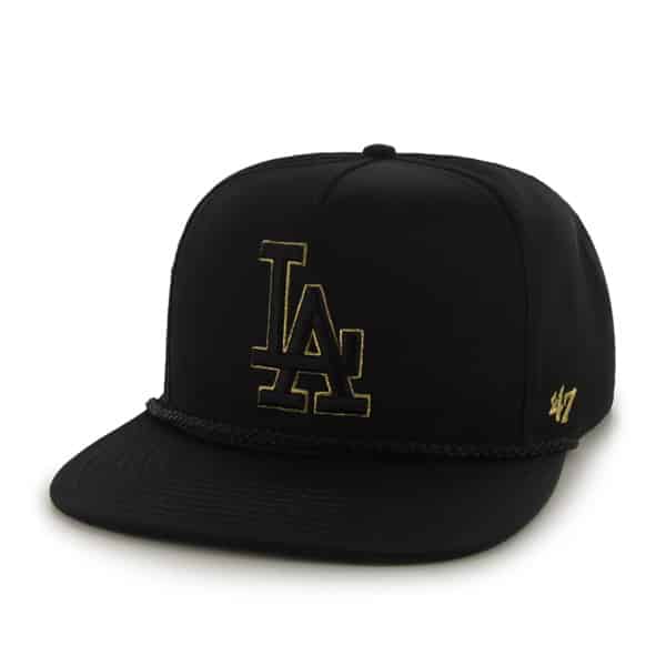 Los Angeles Dodgers Mine Shaft Black 47 Brand Adjustable Hat - Detroit ...