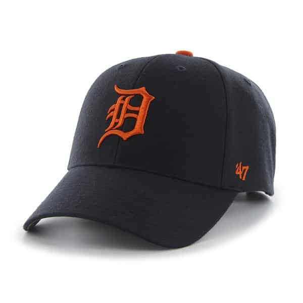 Detroit Tigers 47 Brand MVP Navy Road Adjustable Hat