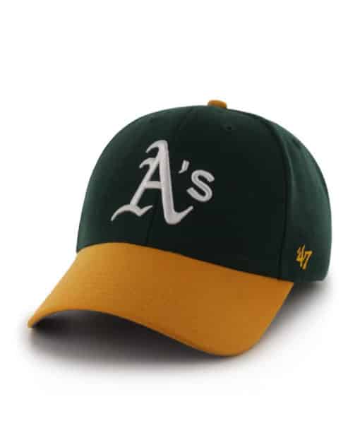 Oakland Athletics 47 Brand Green Gold Home MVP Adjustable Hat