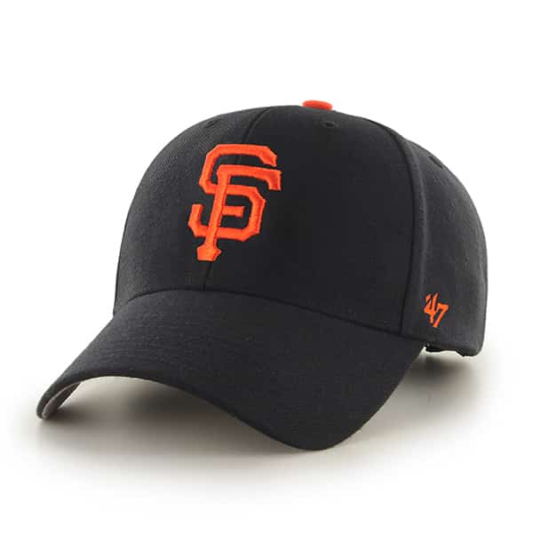 San Francisco Giants 47 Brand Black Home MVP Adjustable Hat