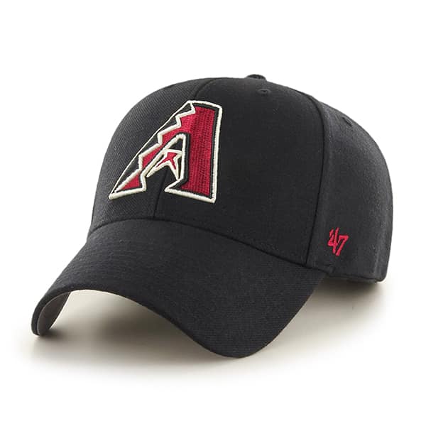 Arizona Diamondbacks MVP Black 47 Brand Adjustable Hat