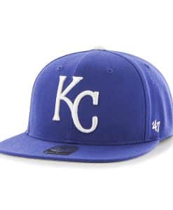 Kansas City Royals No Shot Captain Royal 47 Brand YOUTH Hat