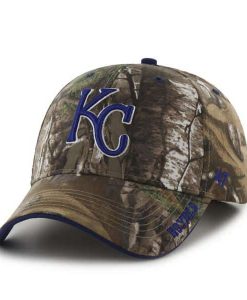Kansas City Royals 47 Brand Camo Realtree Frost Adjustable Hat