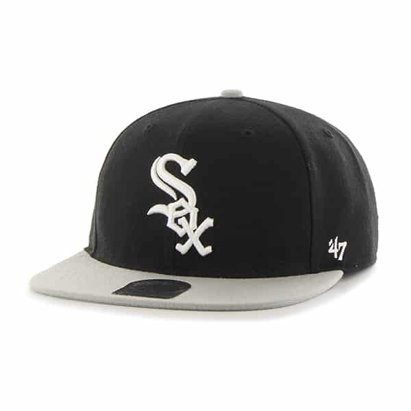 Chicago White Sox Sure Shot Two Tone Captain Black 47 Brand Adjustable Hat