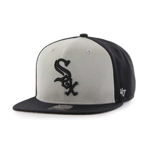 Chicago White Sox Sure Shot Accent Captain Black 47 Brand Adjustable Hat