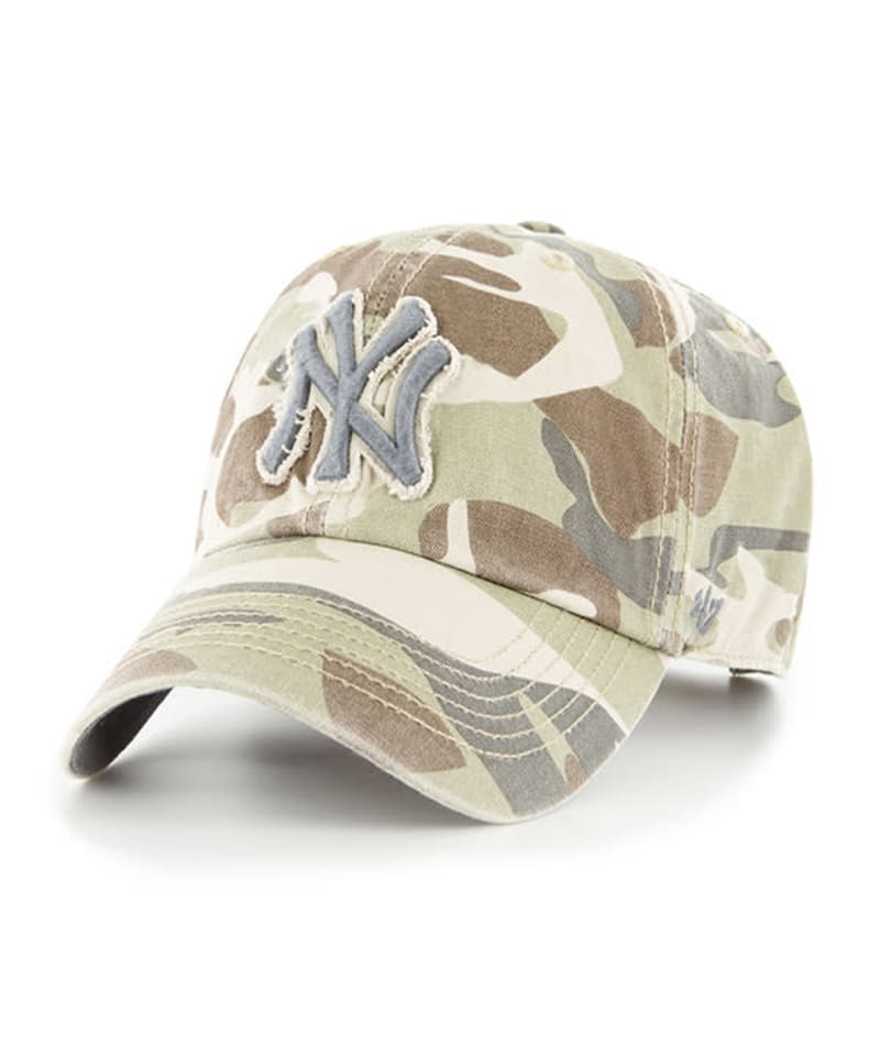 47 Brand Relaxed Fit Cap GROVE New York Yankees wood camo 