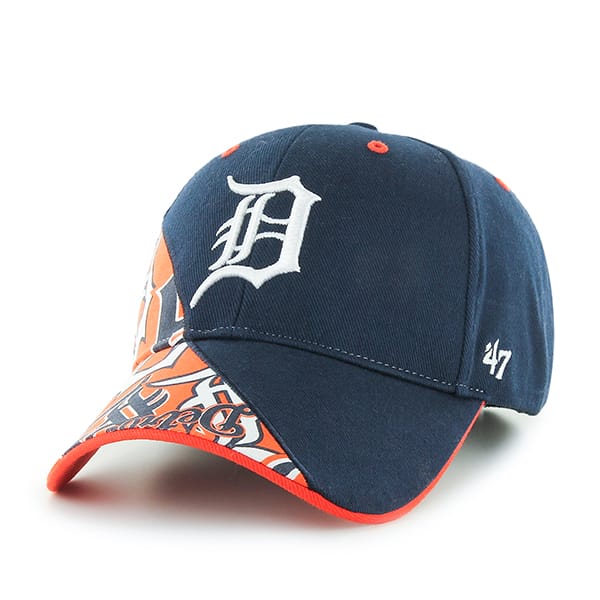Detroit Tigers Wedge MVP Navy 47 Brand Adjustable Hat