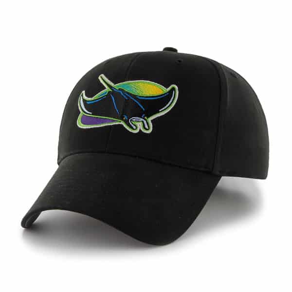 Tampa Bay Rays Basic MVP Black 47 Brand YOUTH Hat
