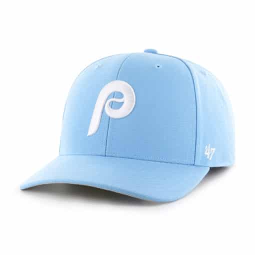 Philadelphia Phillies 47 Brand Cooperstown Columbia No Shot MVP DP Adjustable Hat