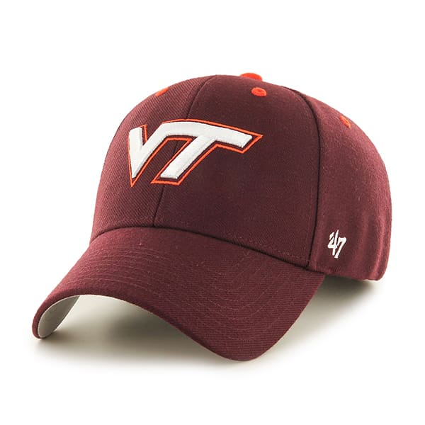 Virginia Tech Hokies Audible MVP Dark Maroon 47 Brand Adjustable Hat