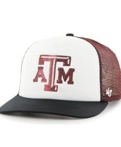 Texas A&M Aggies Women's 47 Brand Glimmer Captain Dark Maroon Hat