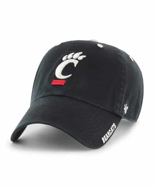 Cincinnati Bearcats 47 Brand Ice Black Clean Up Adjustable Hat