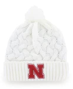 Nebraska Cornhuskers Snow Angel White 47 Brand Womens Hat