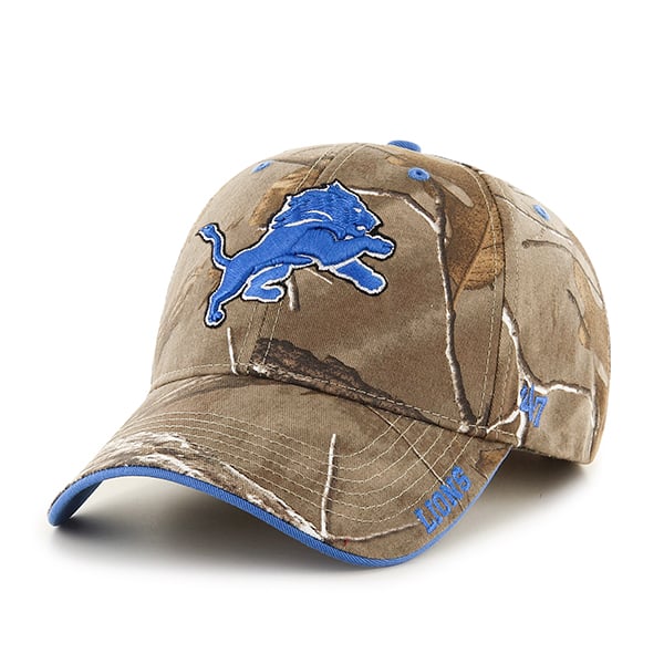 Detroit Lions 47 Brand Realtree Camo Frost MVP Adjustable Hat