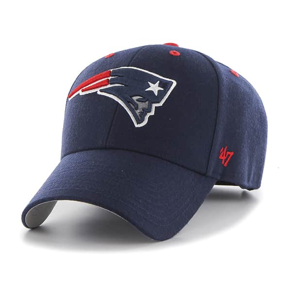 New England Patriots Audible MVP Light Navy 47 Brand Adjustable Hat
