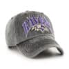 Baltimore Ravens 47 Brand Vintage Black Clean Up Snapback Hat