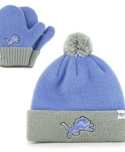Detroit Lions Bam Bam Set Blue Raz 47 Brand INFANT Hat