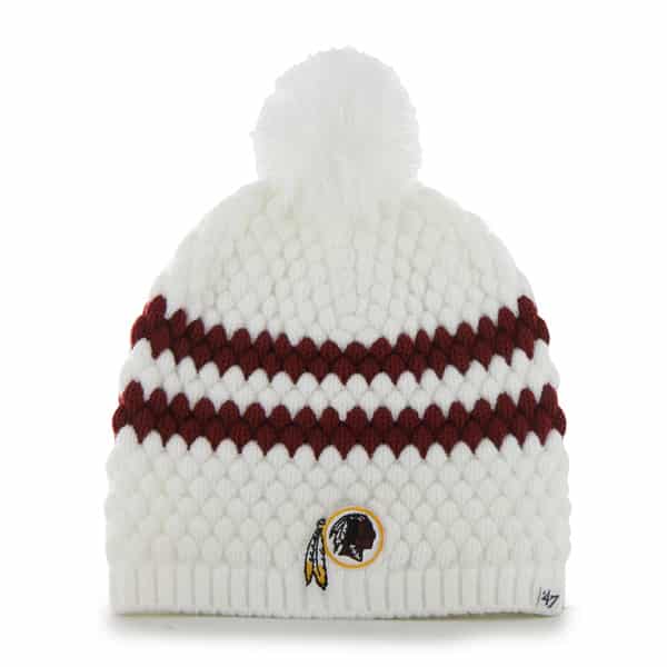 Washington Redskins Kendall Beanie White 47 Brand Womens Hat