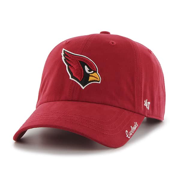 Arizona Cardinals Women's 47 Brand Miata Dark Red Clean Up Adjustable Hat