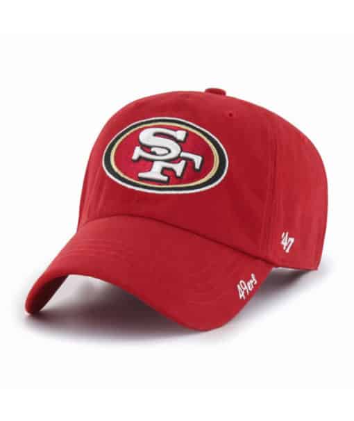 San Francisco 49ers Women's 47 Brand Miata Red Clean Up Adjustable Hat