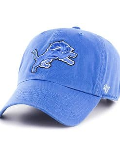 Detroit Lions Clean Up Blue Raz 47 Brand Adjustable Hat