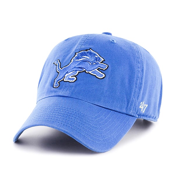 Detroit Lions Clean Up Blue Raz 47 Brand Adjustable Hat