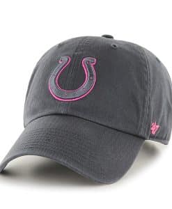Indianapolis Colts Clean Up Charcoal 47 Brand Womens Hat