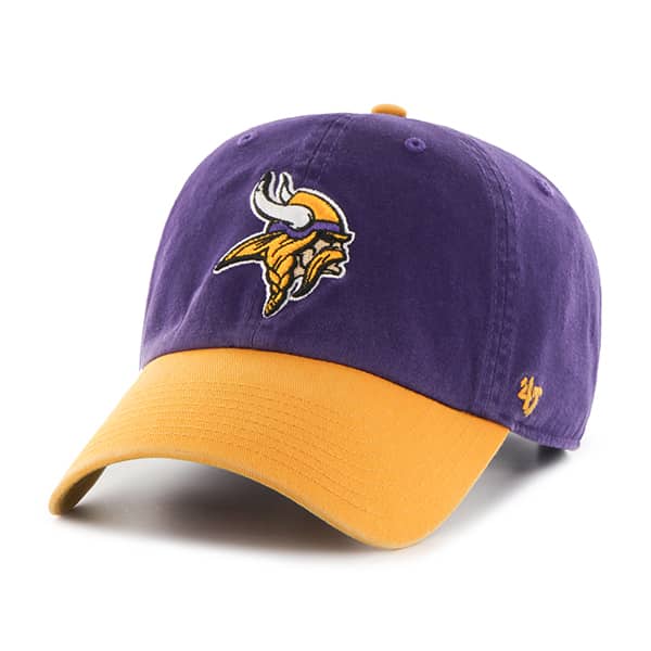 Minnesota Vikings Clean Up Two-Tone Purple 47 Brand Adjustable Hat ...