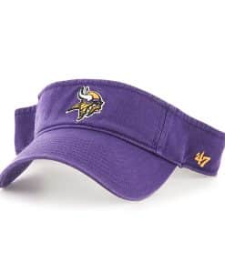 Minnesota Vikings Clean Up Visor Purple 47 Brand Adjustable Hat