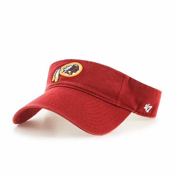 Washington Redskins Clean Up Visor Razor Red 47 Brand Adjustable Hat