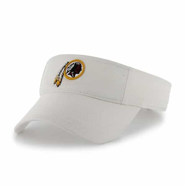 Washington Redskins Clean Up Visor White 47 Brand Adjustable Hat
