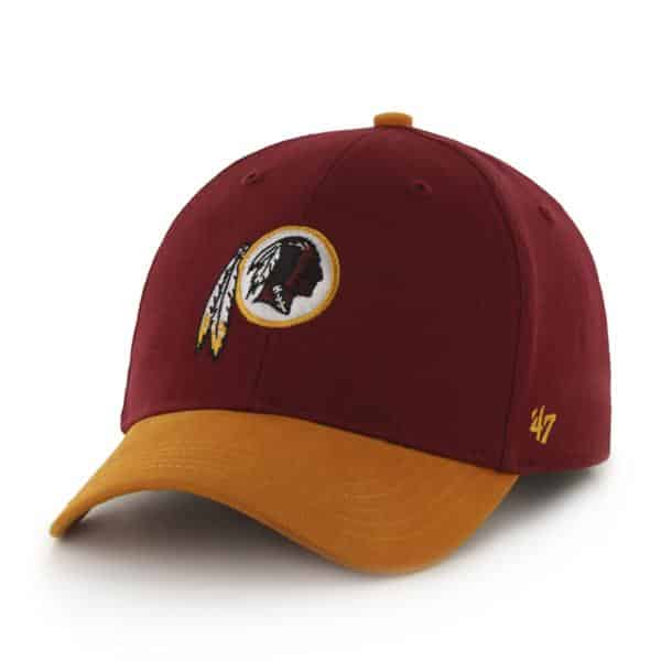 Washington Redskins Short Stack MVP Razor Red 47 Brand KID Hat