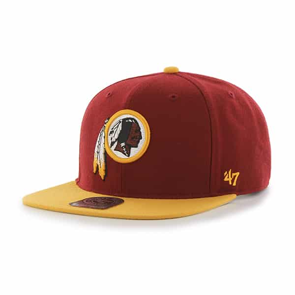 Washington Redskins Super Shot Two Tone Captain Razor Red 47 Brand Adjustable Hat