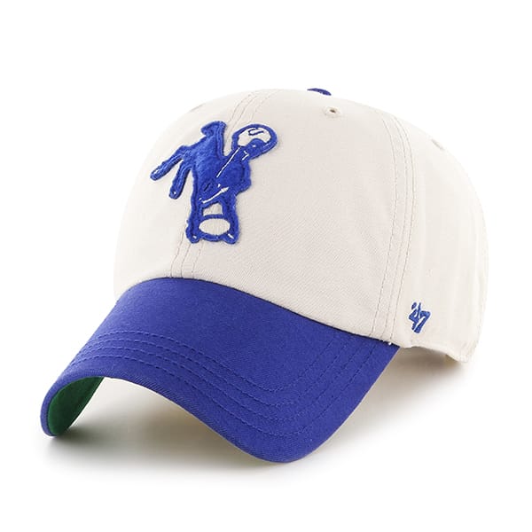 Indianapolis Colts Horseshoe Clean Up Natural 47 Brand Adjustable Hat