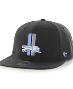 Detroit Lions 47 Brand Super Shot Classic Black Adjustable Hat