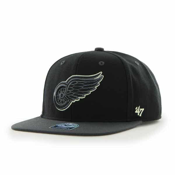 black red wings hat