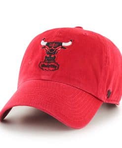Chicago Bulls Clean Up Red 47 Brand Adjustable Hat