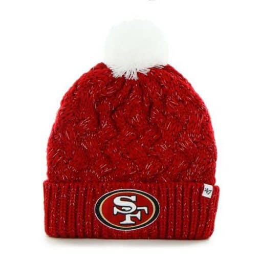 San Francisco 49ers INFANT / TODDLER 47 Brand Red Fiona Cuff Knit Hat