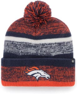 Denver Broncos 47 Brand Navy Northward Cuff Knit Hat