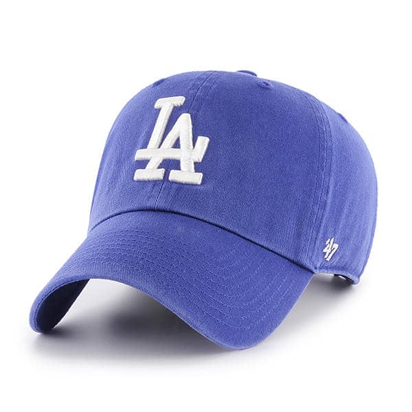 Los Angeles Dodgers 47 Brand Women's Home Clean Up Adjustable Hat ...