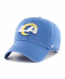Los Angeles Rams 47 Brand Blue Montego Clean Up Adjustable Hat