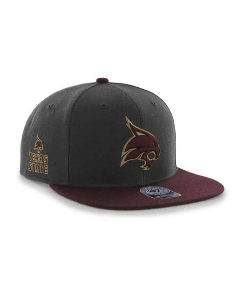 Texas State San Marcos Bobcats Sure Shot Two Tone Captain Dark Charcoal ...