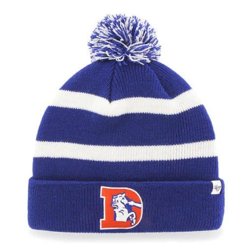 Denver Broncos 47 Brand Royal Blue Classic Breakaway Cuff Knit Hat