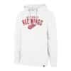 Detroit Red Wings Men's 47 Brand White Wash Pullover Hoodie