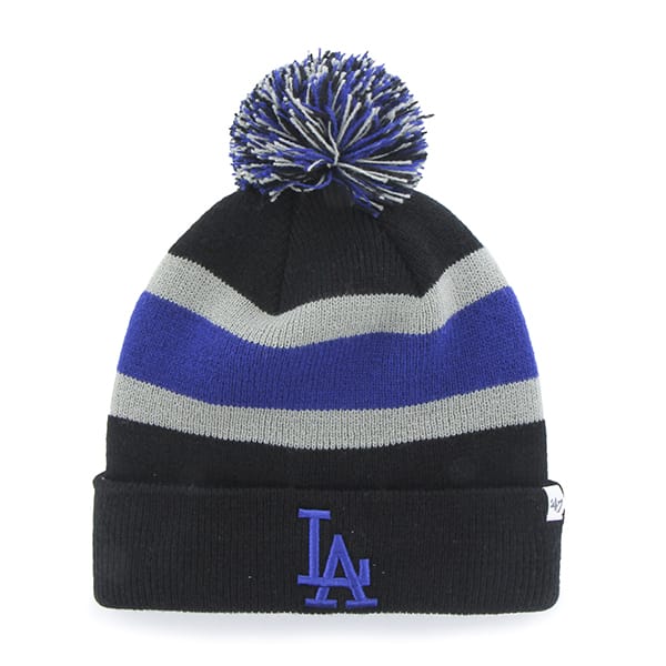 Los Angeles Dodgers Breakaway Cuff Knit Black 47 Brand Hat - Detroit ...