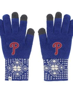 Philadelphia Phillies Women's 47 Brand Blue Camden Gloves